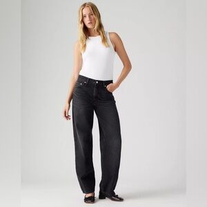 Levi’s Baggy Dad Jeans 24x30 NWT Faded Black